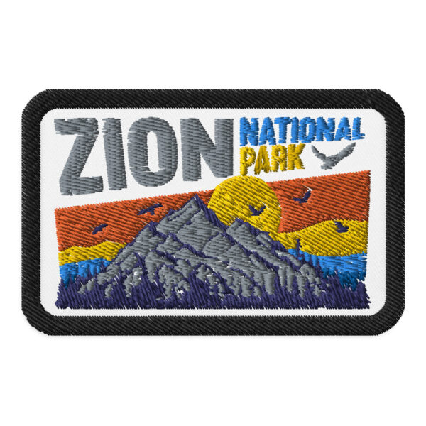 Zion National Park Patch - White