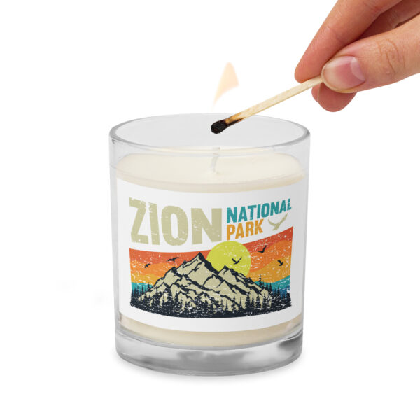 Zion National Park Glass Candle - Image 2