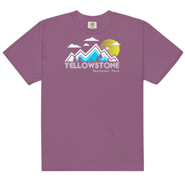 Yellowstone National Park Backdrop Comfort Colors Shirt - Image 5