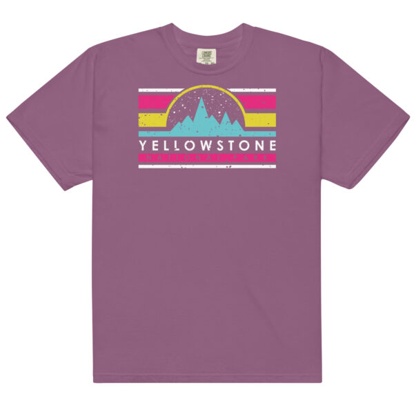 Yellowstone National Park Retro Bars Comfort Colors Shirt - Image 5