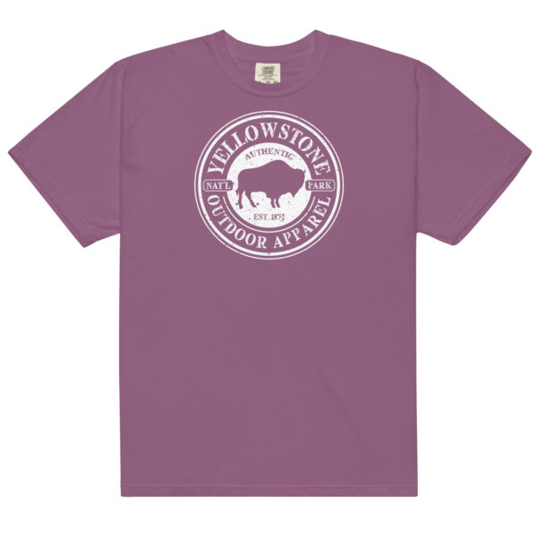 Yellowstone National Park Stamp Comfort Colors Shirt - Image 6