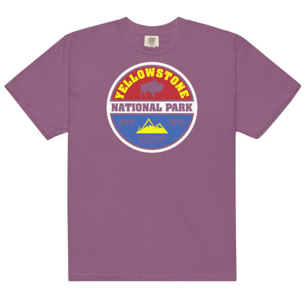 Yellowstone National Park Elevation Comfort Colors Shirt - Image 5