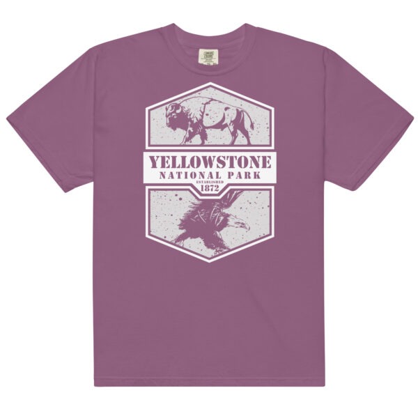 Yellowstone National Park Shield Comfort Colors Shirt - Image 5