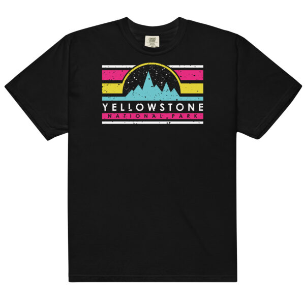 Yellowstone National Park Retro Bars Comfort Colors Shirt