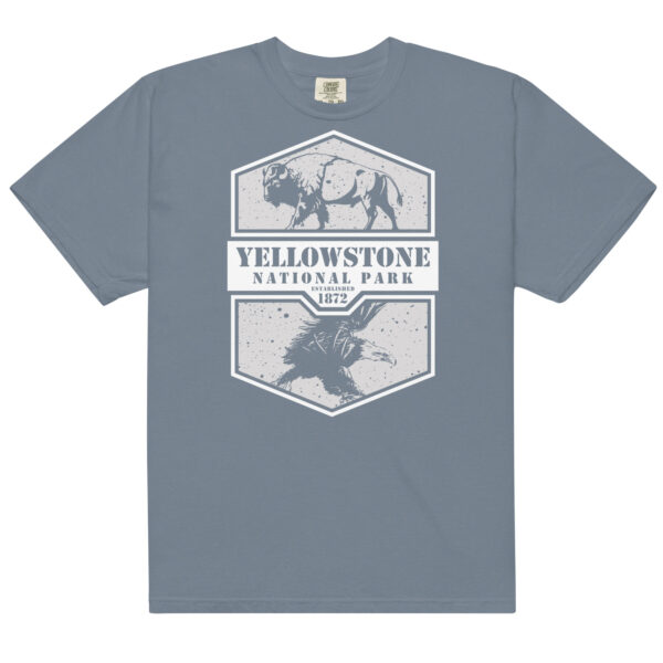 Yellowstone National Park Shield Comfort Colors Shirt - Image 9