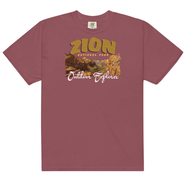 Zion National Park Retro Comfort Colors Shirt - Image 4