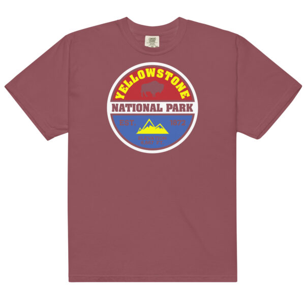 Yellowstone National Park Elevation Comfort Colors Shirt - Image 4