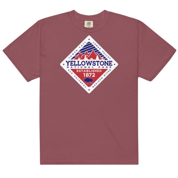 Yellowstone National Park Attractions Comfort Colors Shirt - Image 5