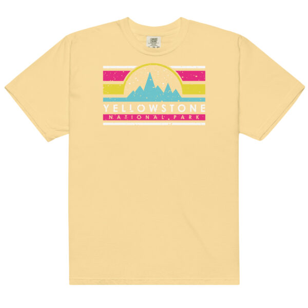 Yellowstone National Park Retro Bars Comfort Colors Shirt - Image 14