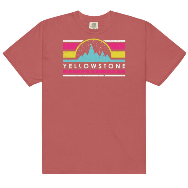 Yellowstone National Park Retro Bars Comfort Colors Shirt - Image 6