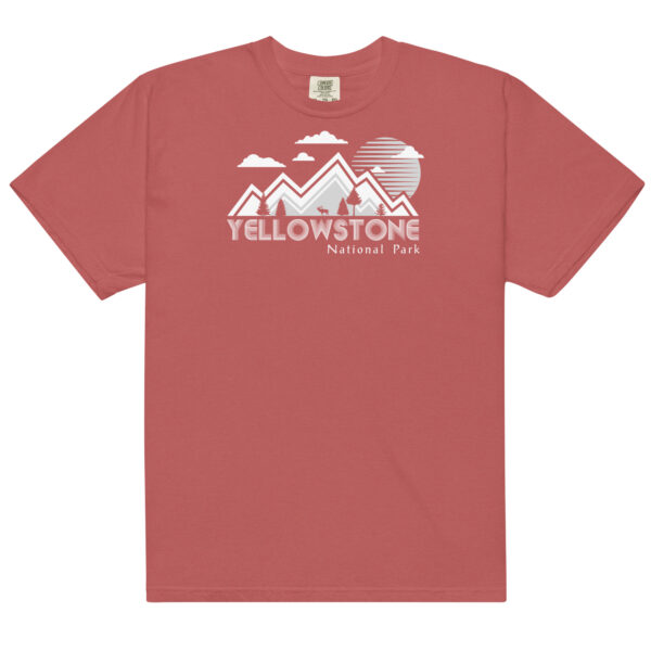 Yellowstone National Park Backdrop Comfort Colors Shirt - Image 6