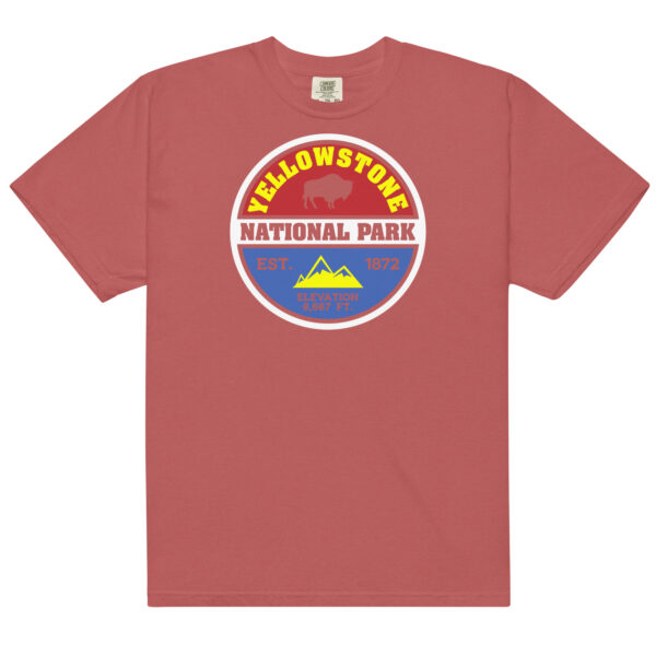 Yellowstone National Park Elevation Comfort Colors Shirt - Image 6