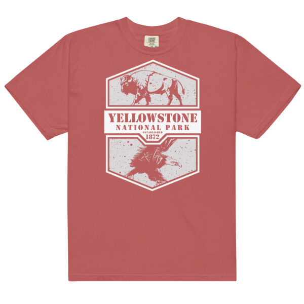 Yellowstone National Park Shield Comfort Colors Shirt - Image 6