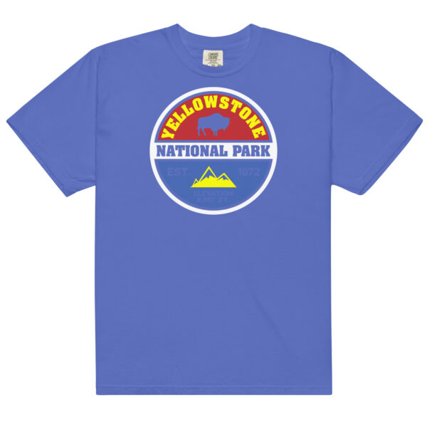 Yellowstone National Park Elevation Comfort Colors Shirt - Image 7