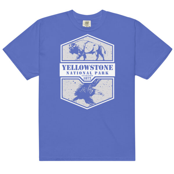 Yellowstone National Park Shield Comfort Colors Shirt - Image 7