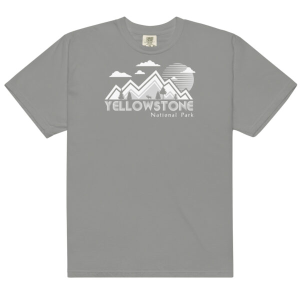 Yellowstone National Park Backdrop Comfort Colors Shirt - Image 11