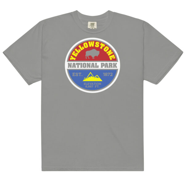 Yellowstone National Park Elevation Comfort Colors Shirt - Image 11