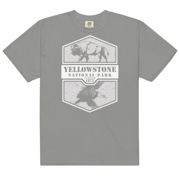 Yellowstone National Park Shield Comfort Colors Shirt - Image 11