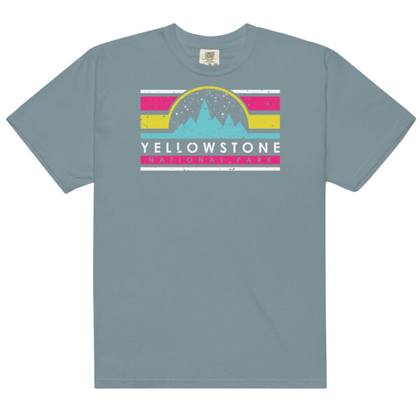 Yellowstone National Park Retro Bars Comfort Colors Shirt - Image 10