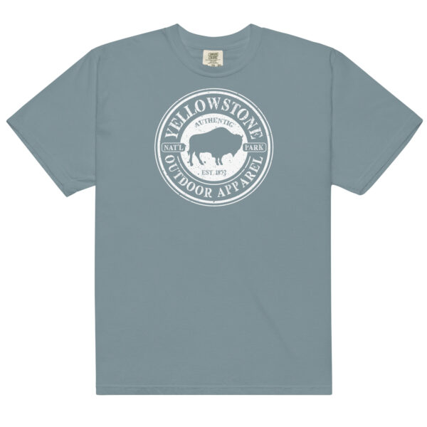 Yellowstone National Park Stamp Comfort Colors Shirt - Image 11