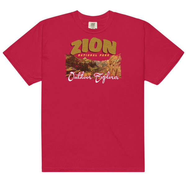 Zion National Park Retro Comfort Colors Shirt - Image 2