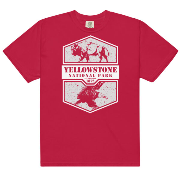 Yellowstone National Park Shield Comfort Colors Shirt - Image 2