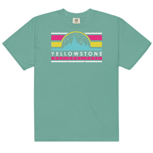 Yellowstone National Park Retro Bars Comfort Colors Shirt - Image 13