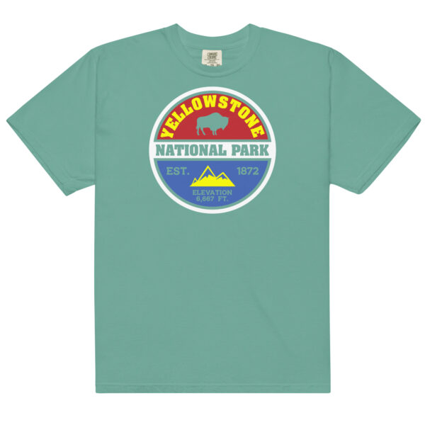 Yellowstone National Park Elevation Comfort Colors Shirt - Image 13