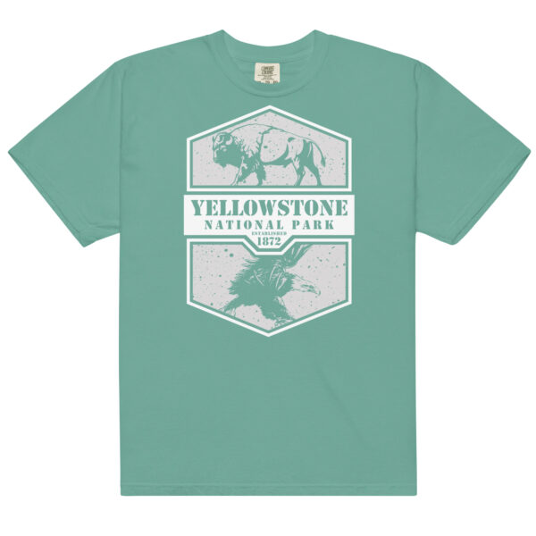 Yellowstone National Park Shield Comfort Colors Shirt - Image 13