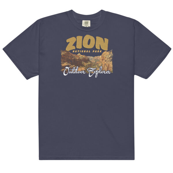 Zion National Park Retro Comfort Colors Shirt - Image 3