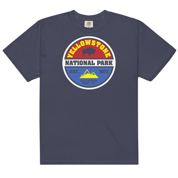 Yellowstone National Park Elevation Comfort Colors Shirt - Image 3