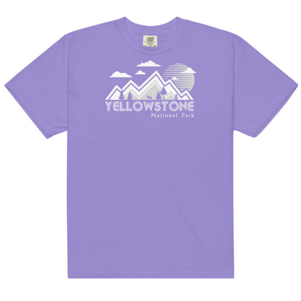 Yellowstone National Park Backdrop Comfort Colors Shirt - Image 12