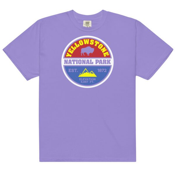 Yellowstone National Park Elevation Comfort Colors Shirt - Image 12