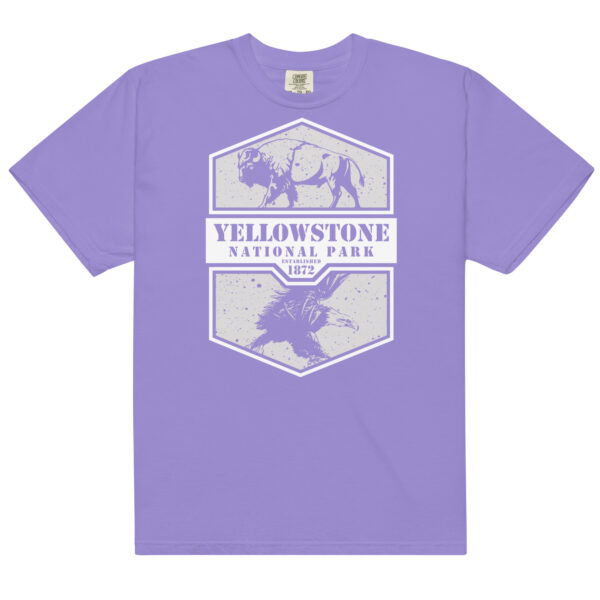 Yellowstone National Park Shield Comfort Colors Shirt - Image 12