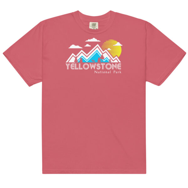 Yellowstone National Park Backdrop Comfort Colors Shirt - Image 8