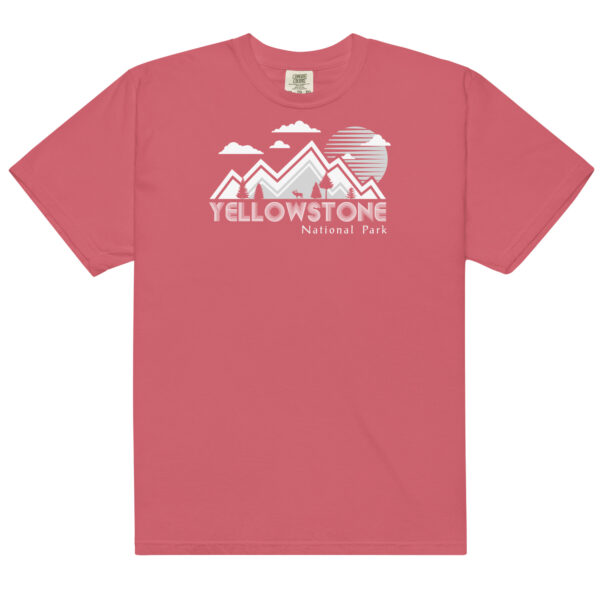 Yellowstone National Park Backdrop Comfort Colors Shirt - Image 8