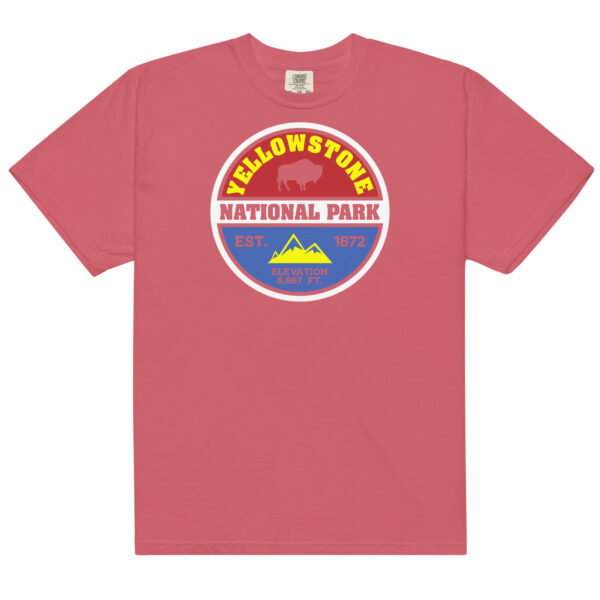 Yellowstone National Park Elevation Comfort Colors Shirt - Image 8