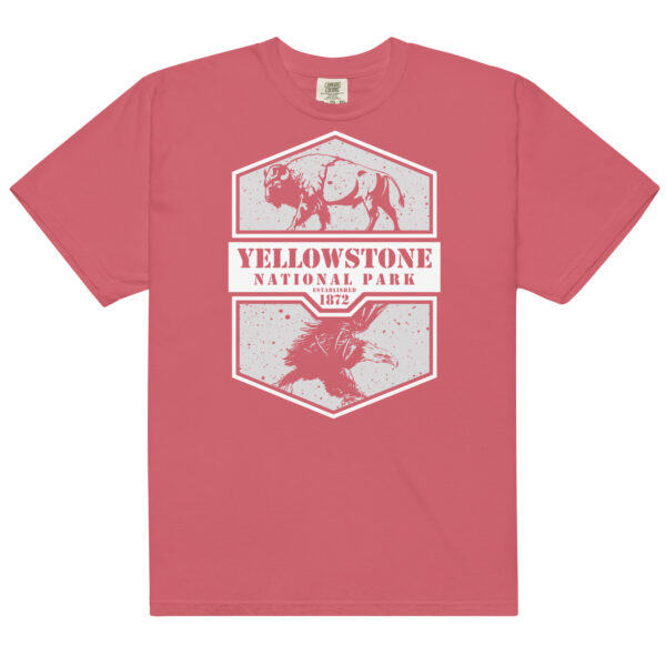 Yellowstone National Park Shield Comfort Colors Shirt - Image 8