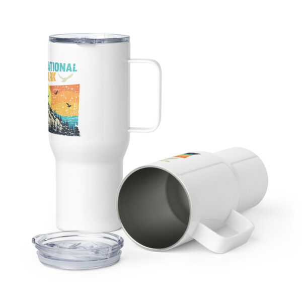 Zion National Park Stainless Steel Travel Mug w/Handle