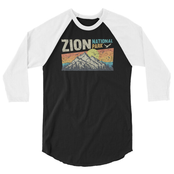 Zion National Park 3/4 Sleeve Raglan - Image 2