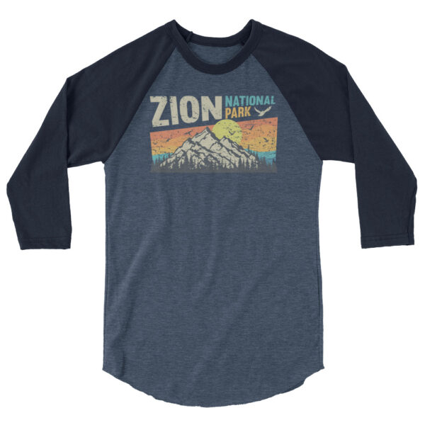 Zion National Park 3/4 Sleeve Raglan