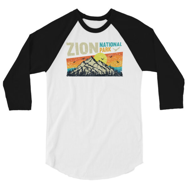 Zion National Park 3/4 Sleeve Raglan - Image 6