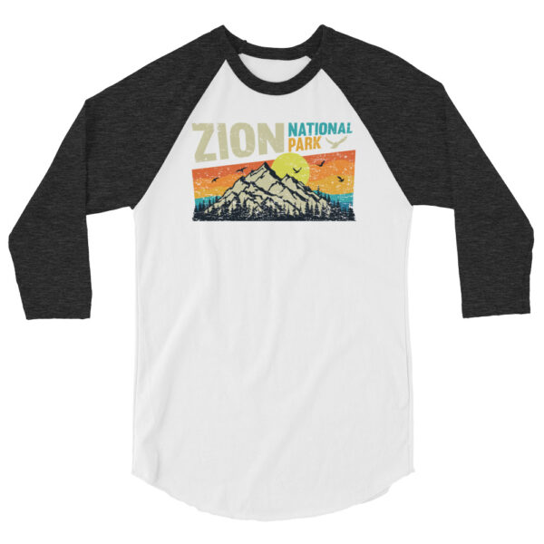 Zion National Park 3/4 Sleeve Raglan - Image 8