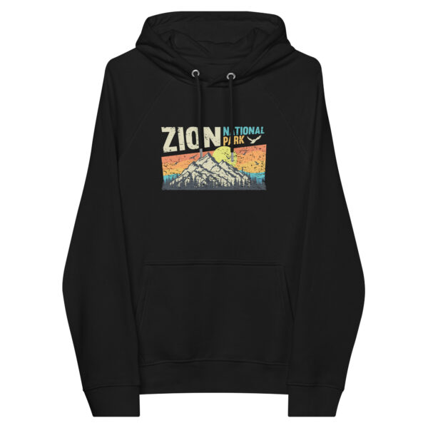 Zion National Park Raglan Hoodie - Image 2