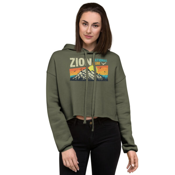 Zion National Park Crop Hoodie