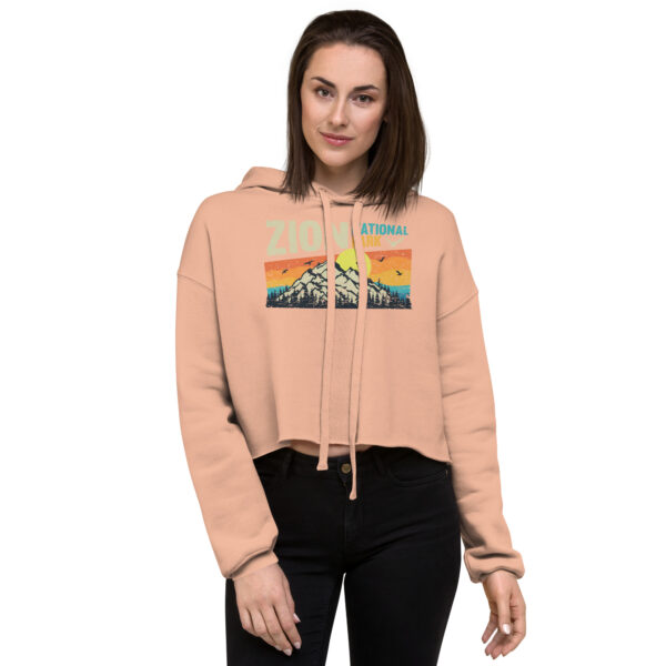 Zion National Park Crop Hoodie - Image 4