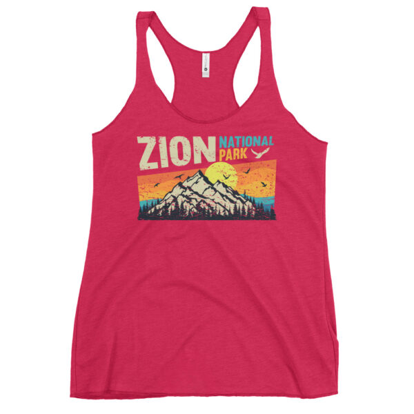 Zion National Park Women's Racerback Tank - Image 7