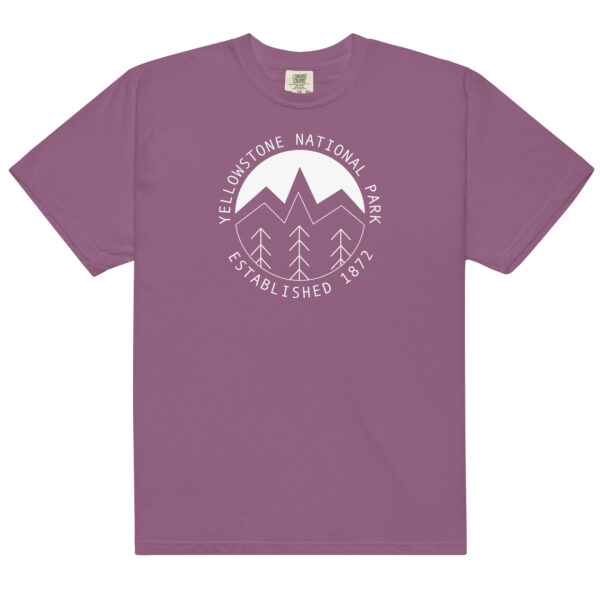 Yellowstone National Park Established Comfort Colors Shirt - Image 5