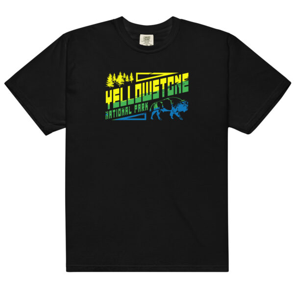 Yellowstone National Park Bison Comfort Colors Shirt - Image 2