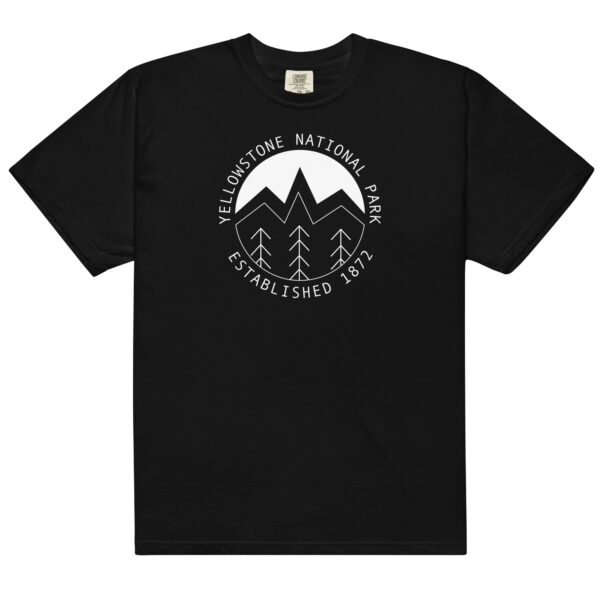 Yellowstone National Park Established Comfort Colors Shirt - Image 2